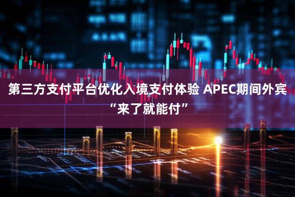 第三方支付平台优化入境支付体验 APEC期间外宾“来了就能付”